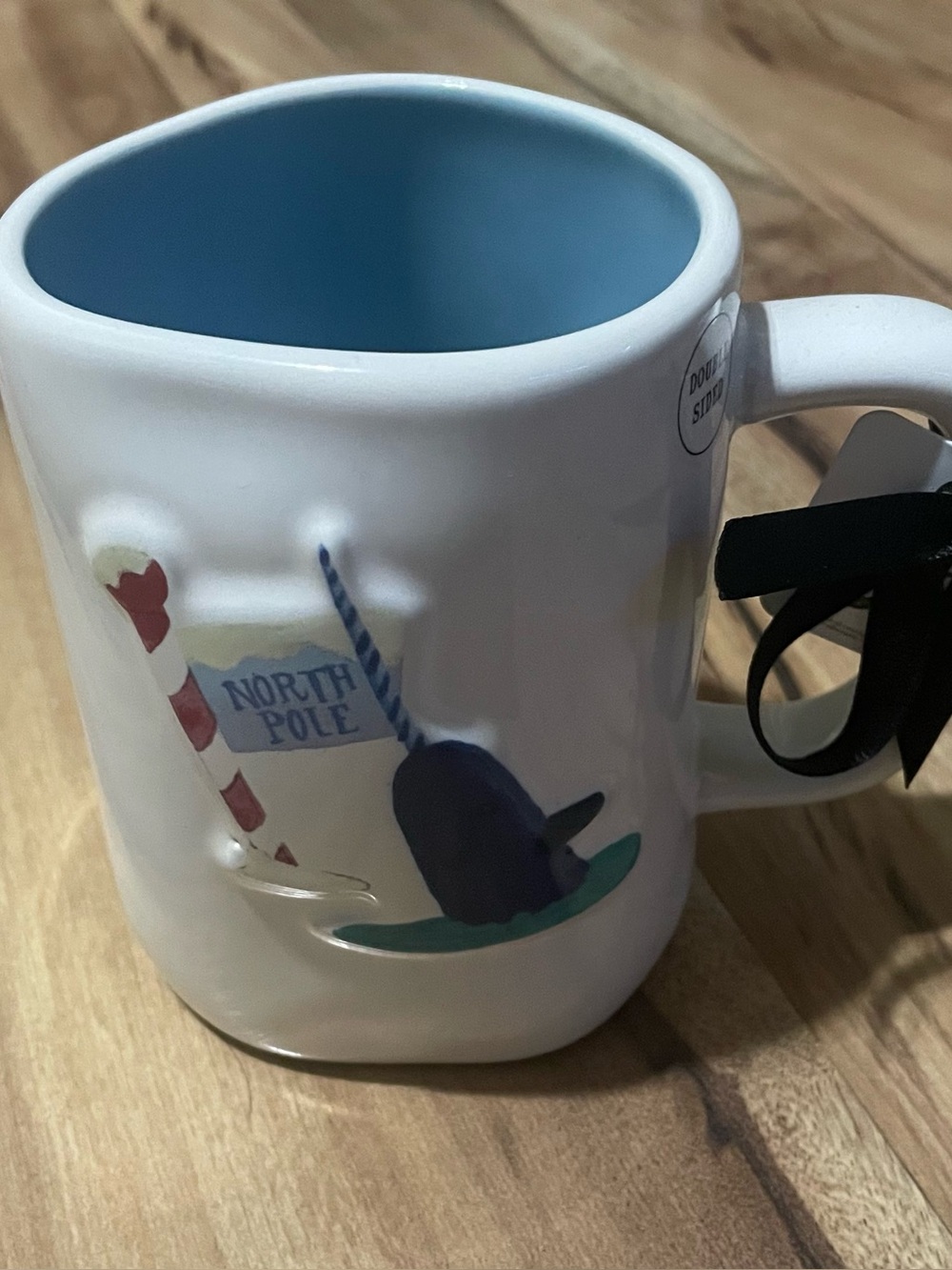 Rae Dunn Elf Mr Narwhal Christmas Mug Bye Buddy Hope You Find Your Dad NWT
